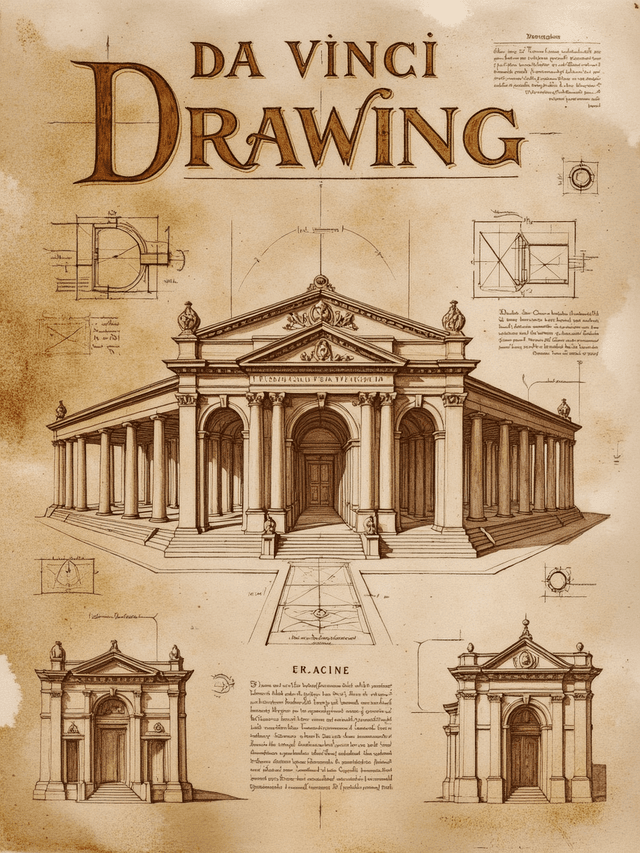 Da Vinci Drawing style - CE
